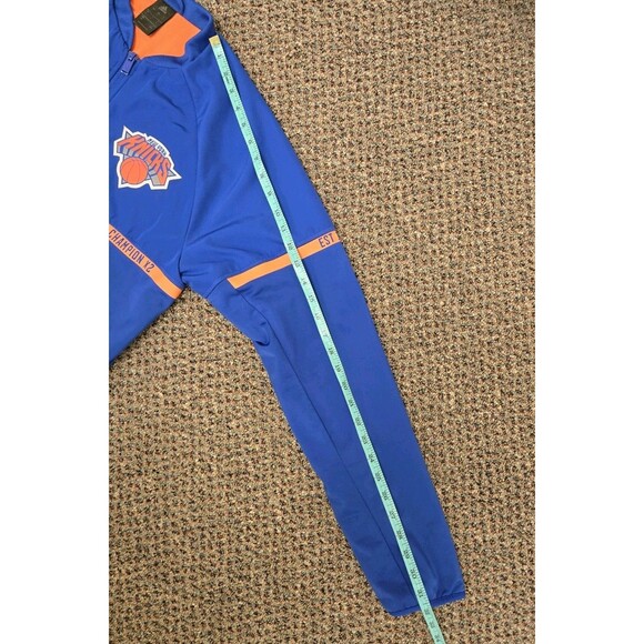 Adidas New York Knicks Warm Up Jacket Blue 2016 (Men's L) - Picture 10 of 16